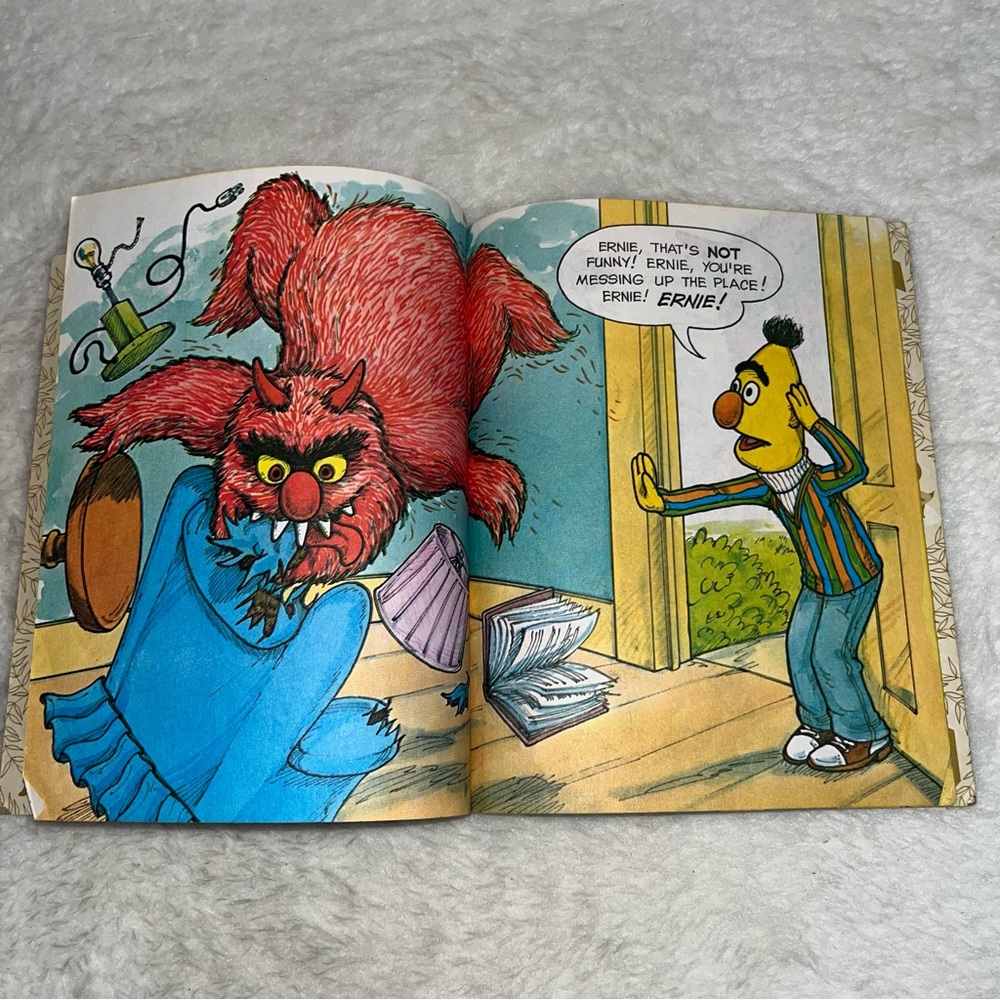 The Many Faces of Ernie Sesame Street a Little Golden Book - Picture 5 of 7
